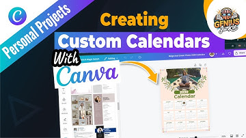 How to Create Custom Calendars with Canva | Easy Step by Step Tutorial!