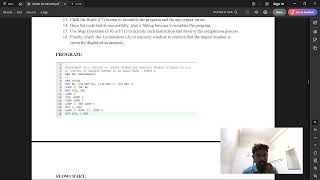Exp 2 - SORTING OF LARGER NUMBER & SMALLEST NUMBER IN ARRAY IN 8051
