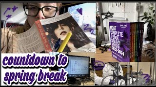 countdown to spring break | another rutgers vlog
