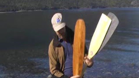 Canoeuniverse.com paddle type and selection video