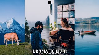 Dramatic Blue Preset | Lightroom mobile Preset Free DNG | dramatic tone | lightroom presets screenshot 5