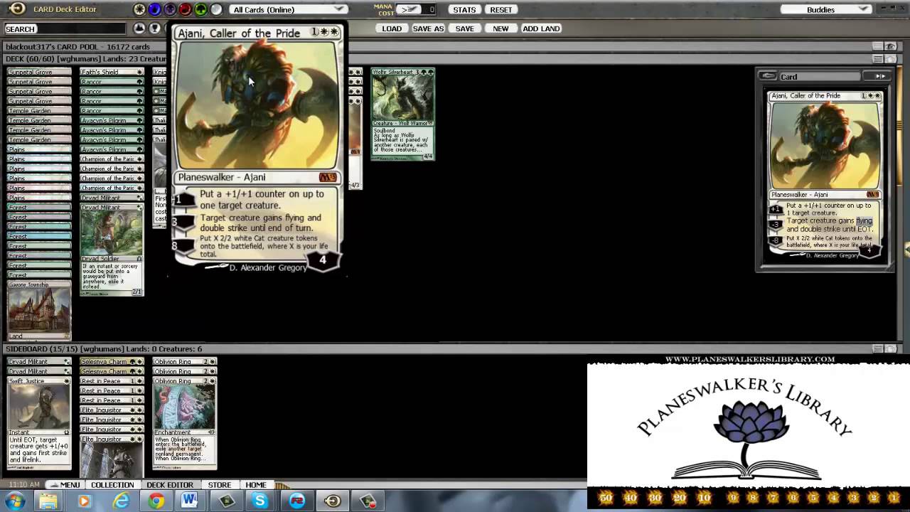 Standard Deck Tech- Green White Humans mtgo