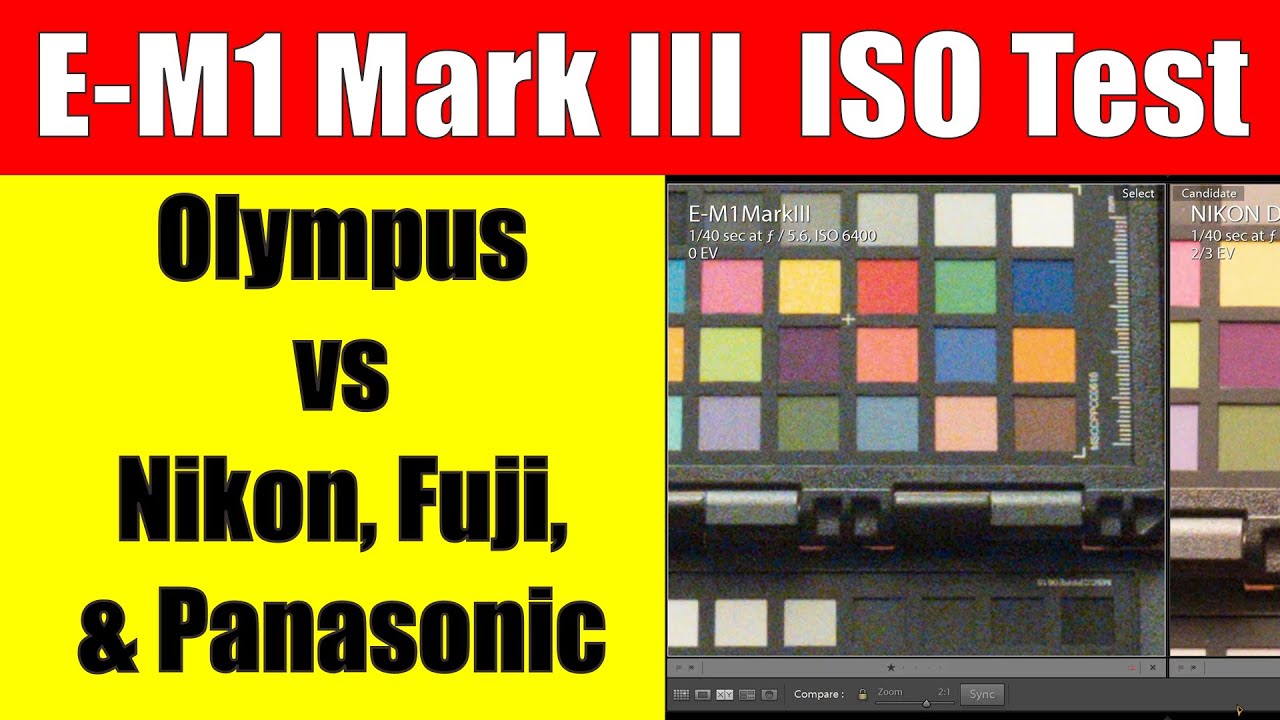 Ultimate ISO Comparison! Olympus vs Fujifilm vs Nikon vs Panasonic
