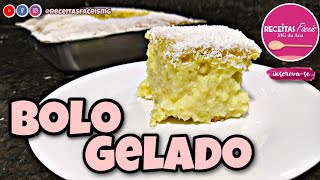 Bolo Gelado Simples e Super Cremoso | #bologeladofacil #bologeladodecoco