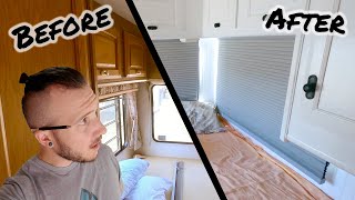 Huge RV Upgrade! Installing New RV Walls + Beadboard Hack