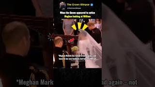 When the Queen appeared to notice Meghan looking at William #meghanmarkle #princeharry