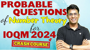 PYQ Discussion from 2012 to 2015 | IOQM 2024 | Prashant Jain #numbertheory  #ioqm2024