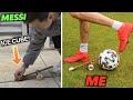 How Difficult are FOOTBALLERS Most INSANE VIRAL Moments? (MESSI ICE CUBE TRICK)