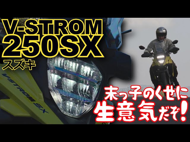 Vストローム250SXに試乗・末っ子は超生意気だった！SUZUKI V