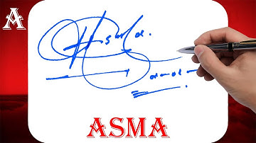 Asma Name Signature Style | A Signature Style | Signature Style of My Name Asma