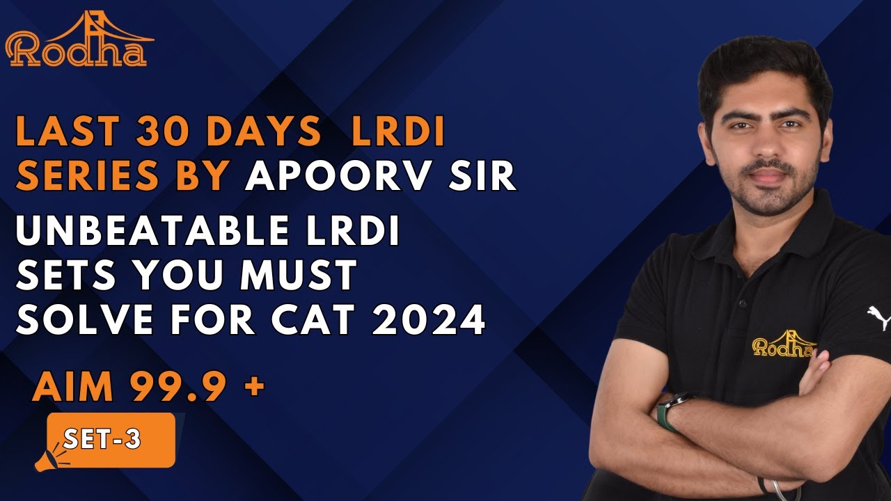 Unbeatable LRDI Sets You Must Solve for CAT 2024 || LRDI || Set - 3 ...