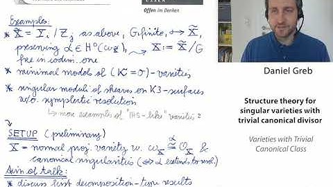 Daniel Greb: Structure theory for singular varieties with trivial canonical divisor