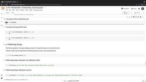 Recitation 0b |  Fundamentals of Numpy - Transposing Numpy Arrays (4/8)