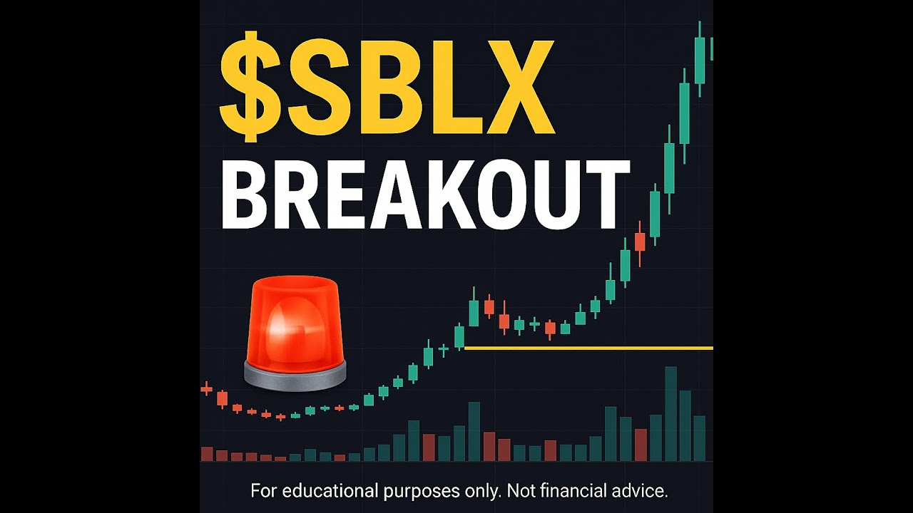 $SBLX Stock Analysis: Explosive Breakout & What’s Next 🔥📈