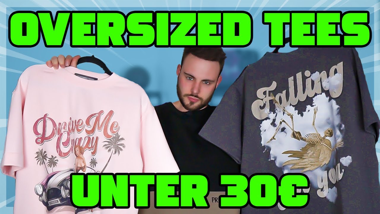 DIE BESTEN OVERSIZED TEE's UNTER 30€ 🤯 Alexander SPADE | nickcaoz