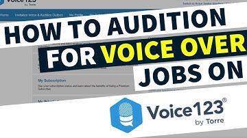 How to Audition for Voice Over Jobs on Voice123