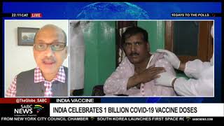 COVID-19 Vaccination | India crosses 1 billion vaccine doses administered: Dr Rajib Dasgupta
