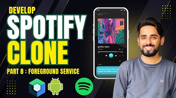 How to build SPOTIFY Clone with Jetpack Compose |App Tutorial Series | Foreground Service | Ep 8