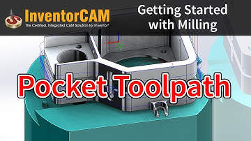 InventorCAM Introductory Video 05   Pocket Toolpth