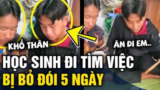 Bị lừa LÊN HÀ NỘI làm thêm, 2 em học sinh 'ĐÓI LẢ NHIỀU NGÀY' | Tin 3 Phút