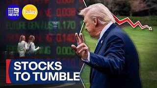Aussie Sharemarket Faces Big Sell-Off In Response To Trumps Iran Threat 9 News Australia
