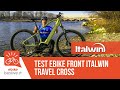 Test ebike italwin travel cross una front con motore five da 110 nm