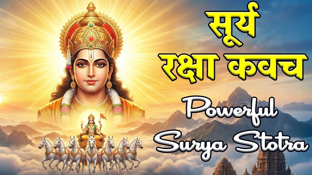 Surya Kavach Stotram | Surya Raksha Kavach | Surya Kavacham 11 Times With Lyrics | Navgrah Stotra