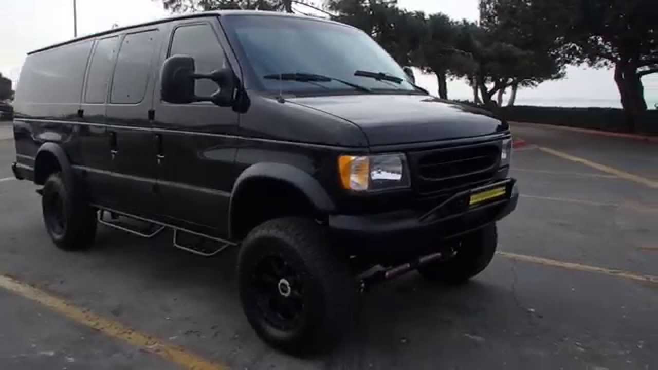 Black Ford Cargo Van