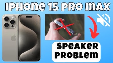 How to Fix Speaker Problem iPhone 15 Pro Max || Speakers No Sound issue Fixed