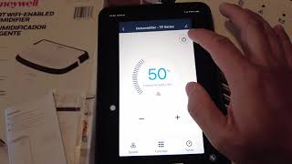 Honeywell Dehumidifier wifi setup