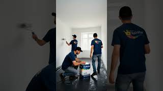 O que acharam dessa transformação? #reforma #parede #tinta #pintura