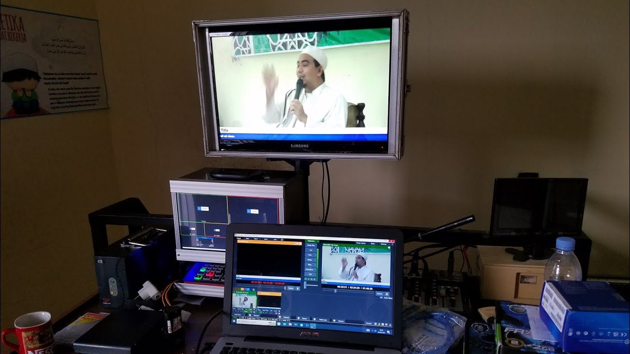 Cara menampilkan vmix ke lcd / proyektor YouTube