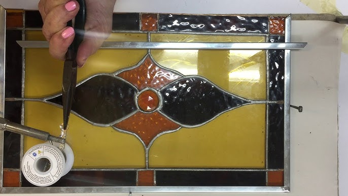 How To: Frame Stained Glass Panels using Zinc Came – Stained Glass