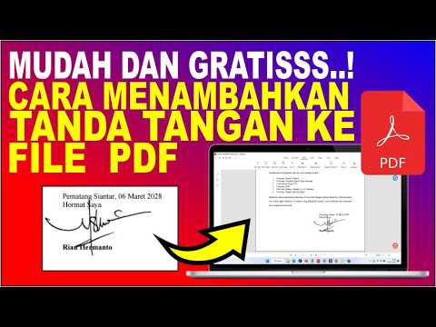 Cara Menambahkan Tanda Tangan Pada File PDF Dengan Aplikasi Gratis ...