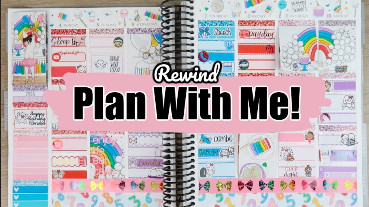 Rewind Plan With Me! Alondra's 6th Birthday! | BeaYOUtiful Planning ...