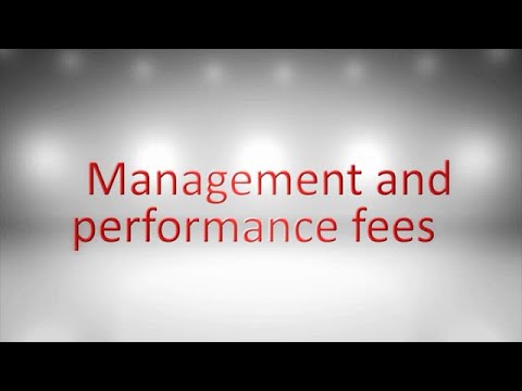 Management and performance fees