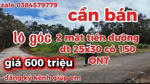 Lô góc 2 mặt tiền đường,  giá bao rẻ nhất khu vực, lh 0384579779