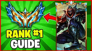 RANK #1 ZED ULTIMATE CHALLENGER ZED MID GUIDE SEASON 13 | HOW TO PLAY,  MATCHUPS, BUILDS S13