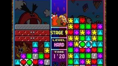 Tetris Attack No Continues (super hard mode) -stage 9-