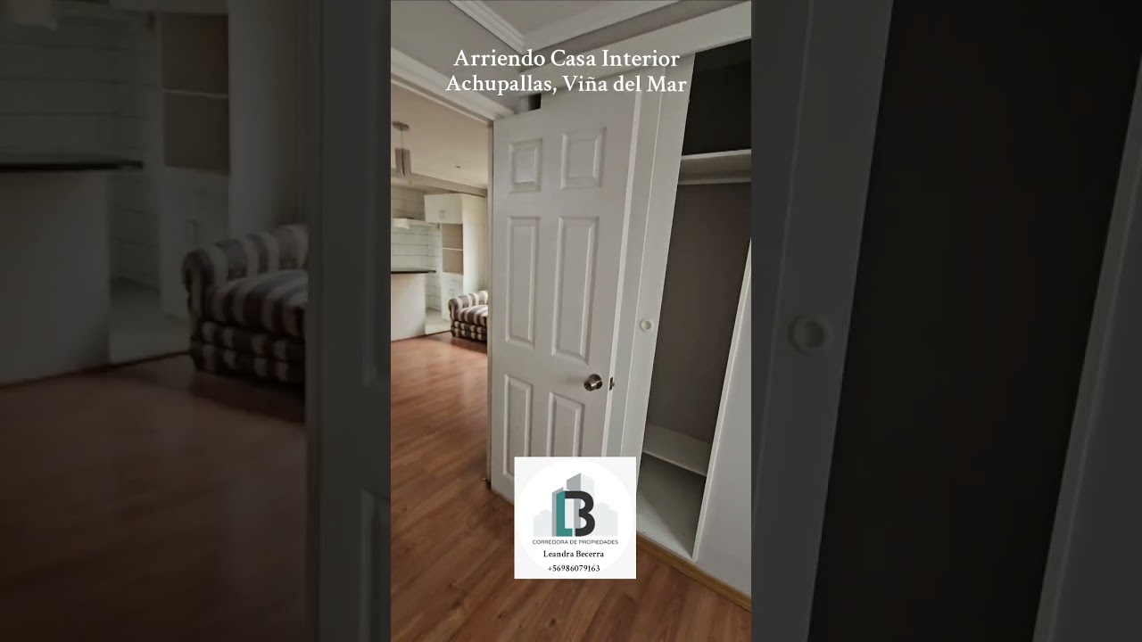 Arrienda Casa Interior, Viña del Mar,  frente Tottus