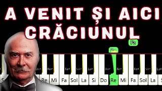 A VENIT SI AICI CRACIUNUL Tutorial Pian COLINDE ROMANESTI