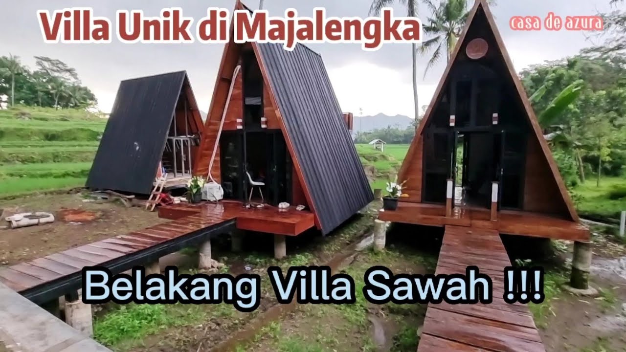 Villa Casa De Azura di Majalengka | Villa Dekat Telaga Pancar | Villa Unik Majalengka | penginapan