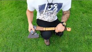 Paracord Axe Wrapping