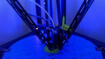 Seemecnc Rostock Max V2 enclosure and LEDs
