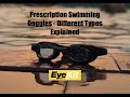 Prescription swimming goggles  different types explained  eyekit