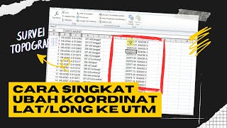 1. CARA MELAKUKAN KONVERSI KOORDINAT LATITUDE DAN LONGITUDE MENJADI UTM screenshot 3