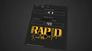Rapid Reel Composer aescripts Script for After Effects to Quickly Edit Videos Using Markers