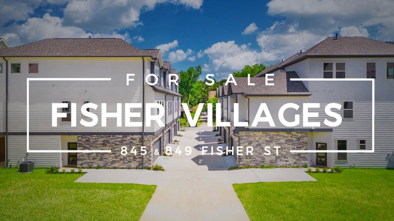 Fisher Villages Townhomes For Sale in Garden Oaks / Oak Forest YouTube