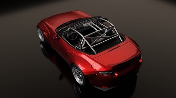 GSDC 20B MX5 Rollcage Model - Blender