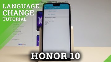 How to Set Up Language on Honor 10 - Change Language Instructions |HardReset.Info